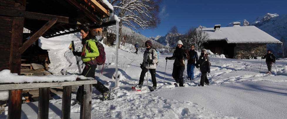 RAQUETTES - GOUTER EN REFUGE