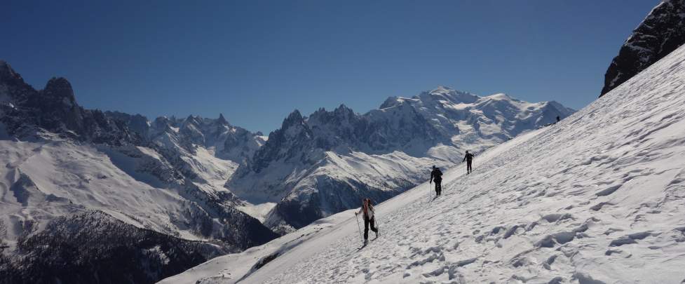 ski de randonnée-demi journée-chamonix