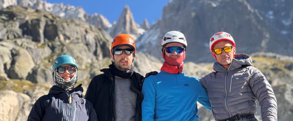 Stage initiation alpinisme Chamonix massif du Mont Blanc 