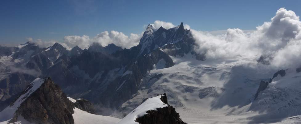 Traversée des Pointes Lachenal Chamonix Mont Blanc