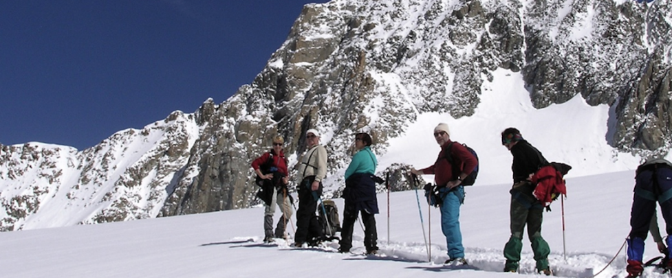 RAQUETTES HAUTE MONTAGNE - COL DU GEANT