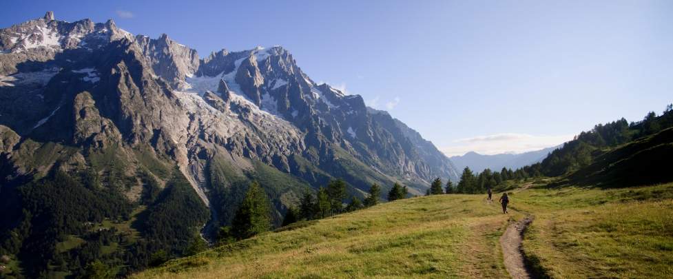 randonnée tour du mont blanc, val ferret italie,