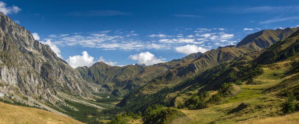 Randonnée tour du mont blanc val ferret Italie Val d'Aoste